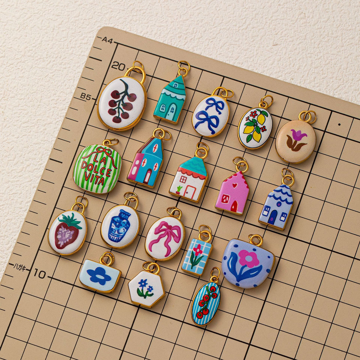 Floral House Charms