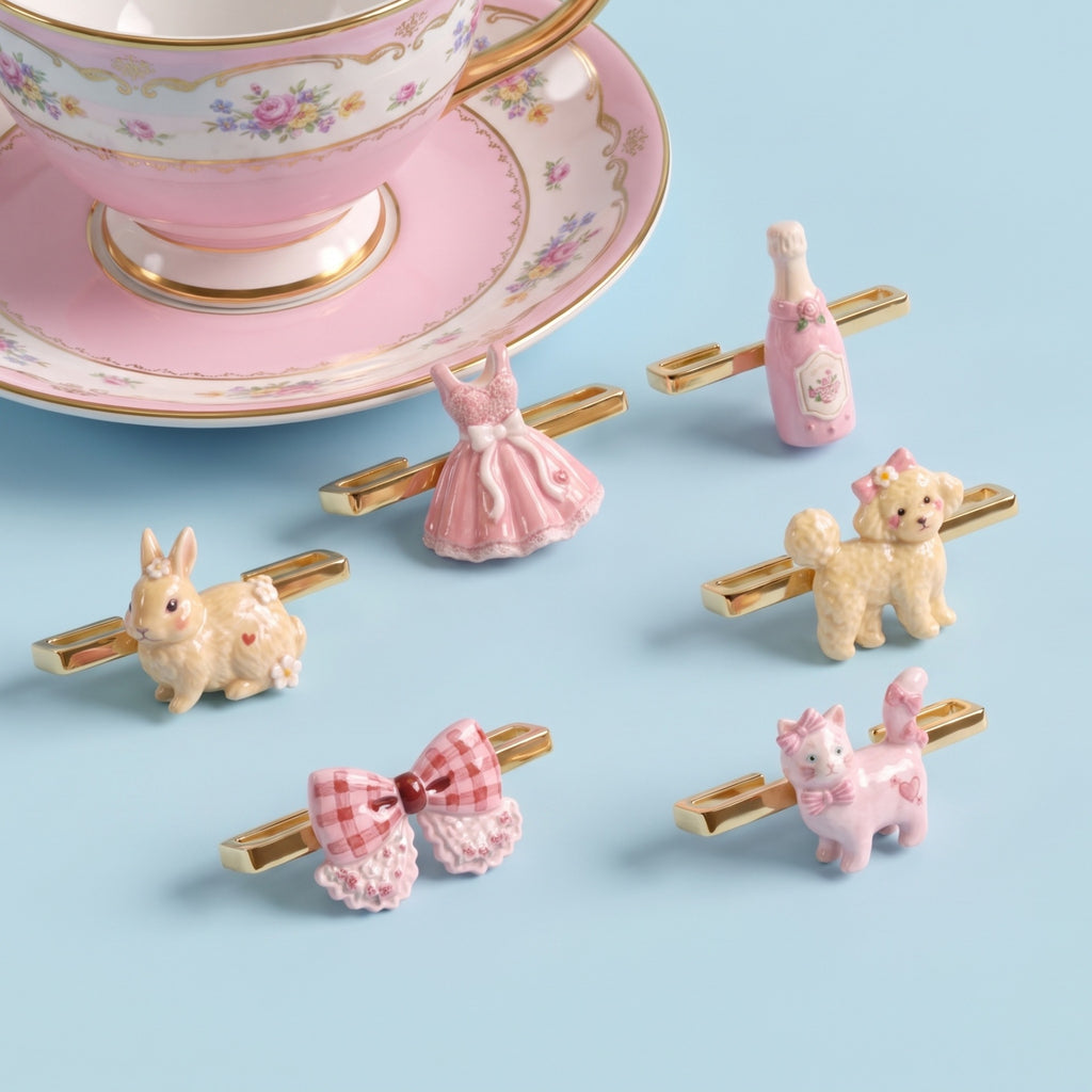French Floral Charms