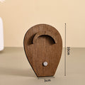 Vintage Walnut-Color Bracelet Display Stand – Wooden-Style Multi-Bracelet Jewelry Organizer for Craft Fairs, Market Stalls & Retail Displays