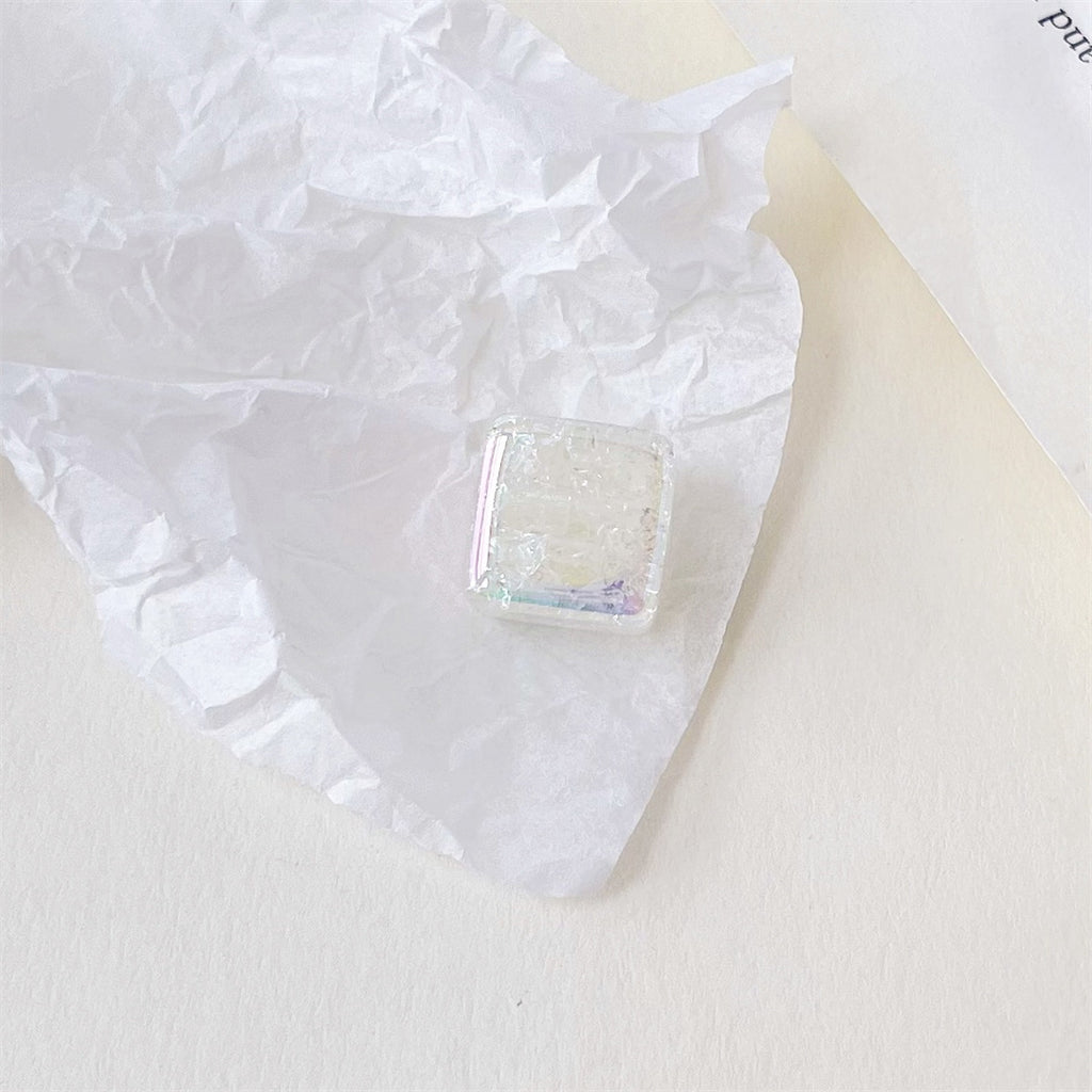 Colorful Gradient Acrylic Square Beads