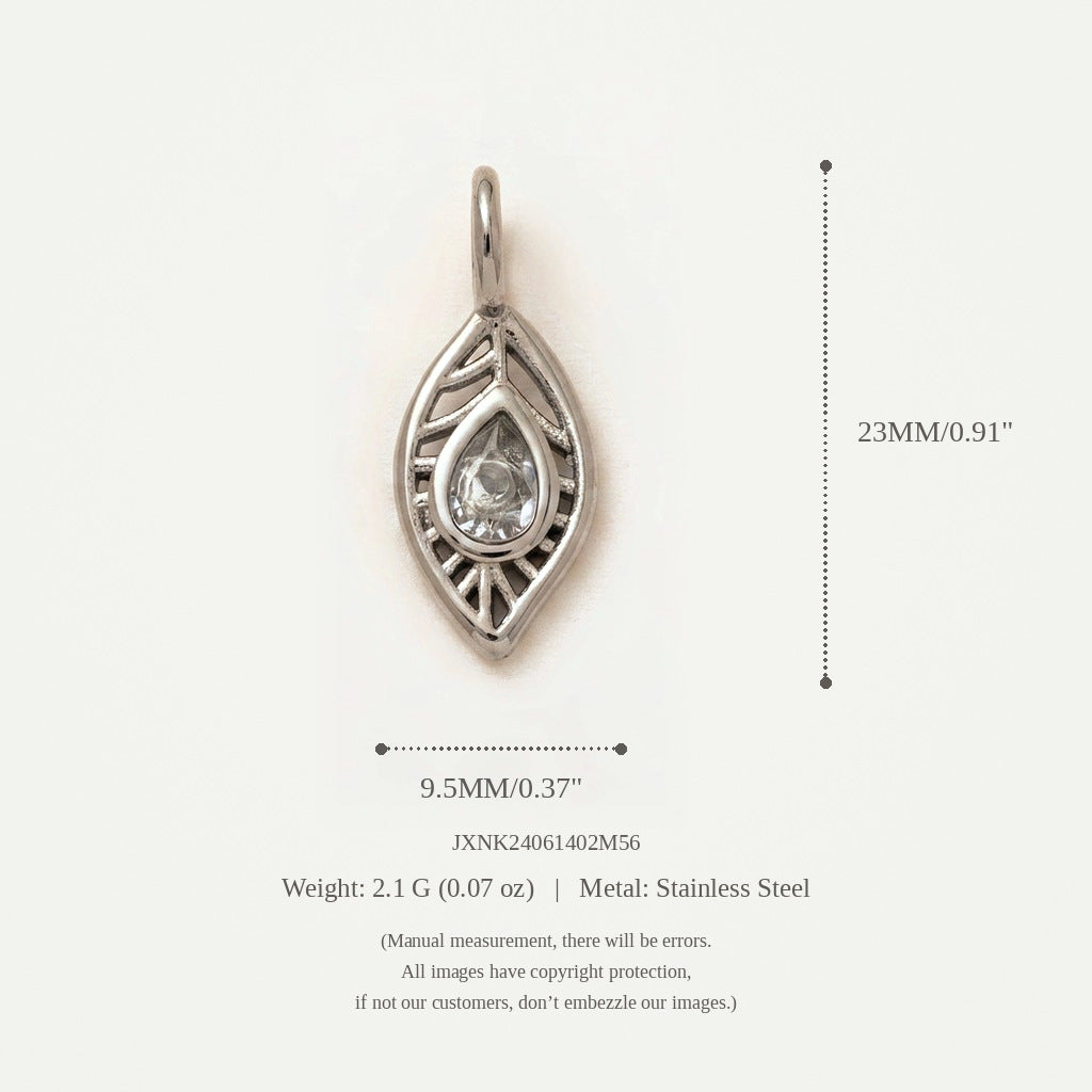 Elephant, Lotus & Heart Charms