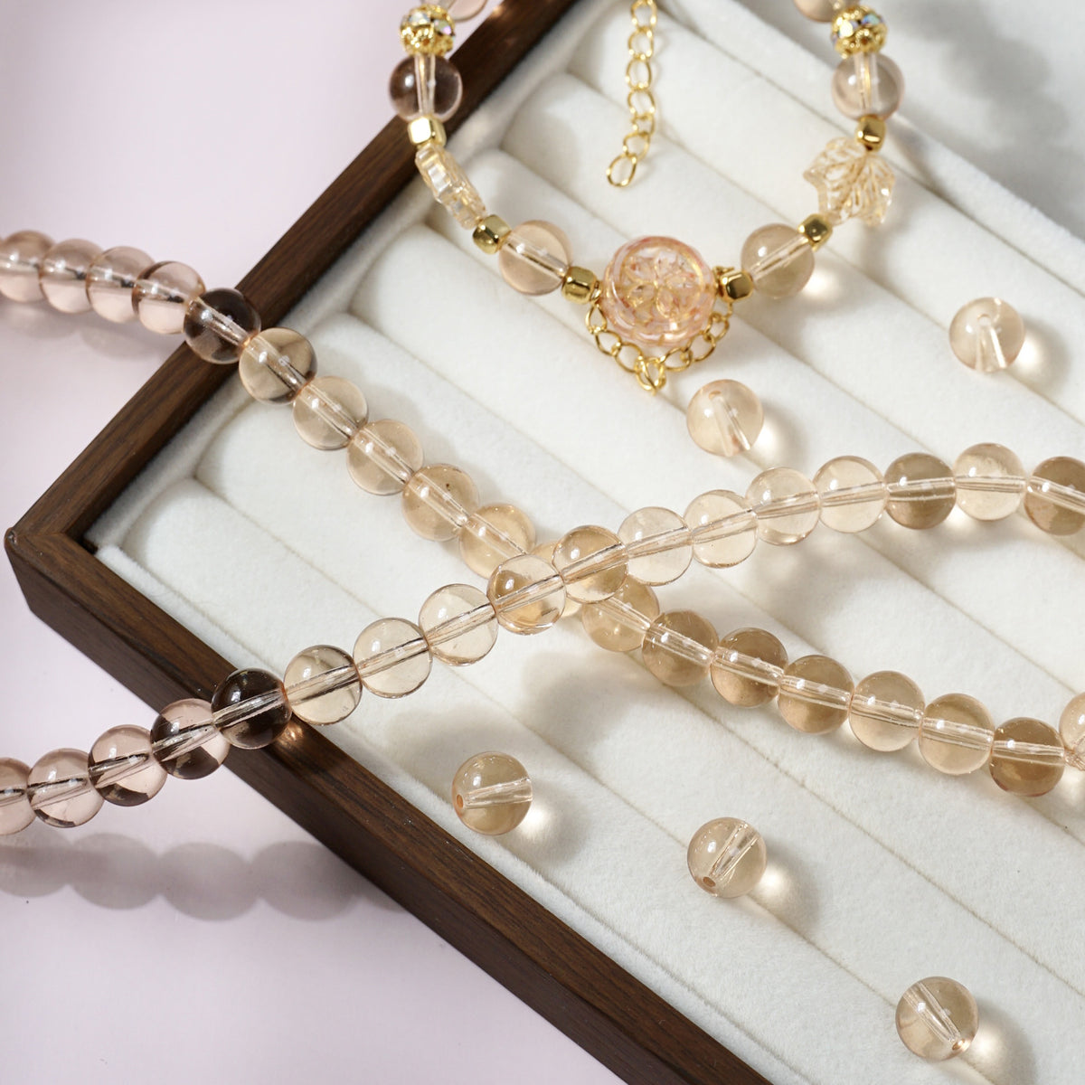 Glass Crystal-Style Round Beads