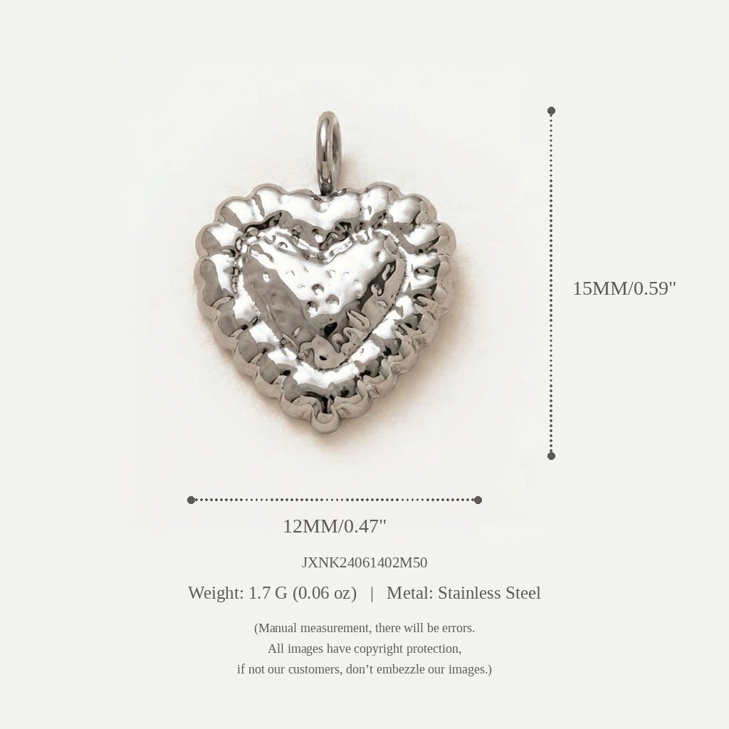 Elephant, Lotus & Heart Charms