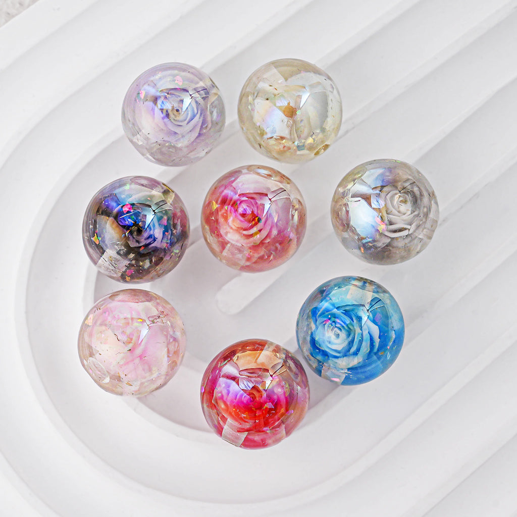 Luminous Day & Night Round Beads