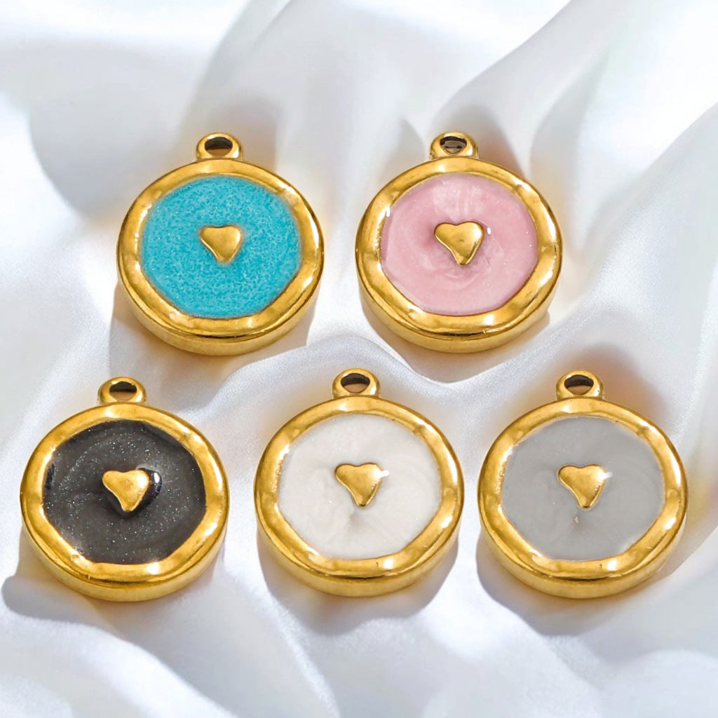 Puffy Heart Charms