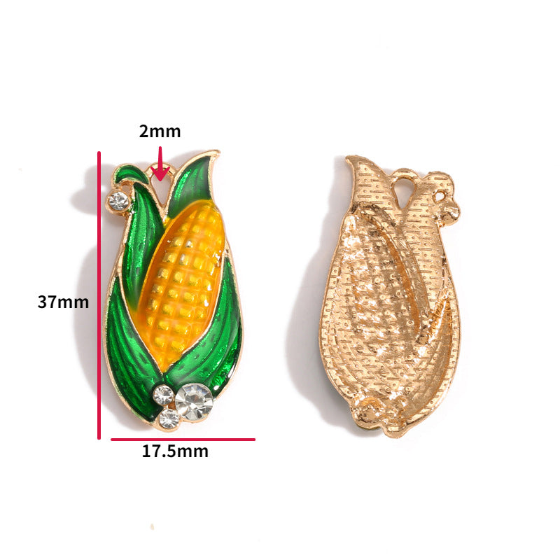 Thanksgiving Turkey Alloy Charms – Colorful Fall Holiday Enamel-Style Pendants for DIY Bracelets, Keychains & Jewelry Making