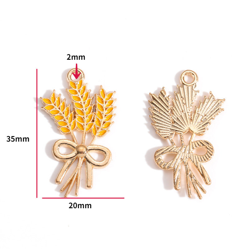 Thanksgiving Turkey Alloy Charms – Colorful Fall Holiday Enamel-Style Pendants for DIY Bracelets, Keychains & Jewelry Making