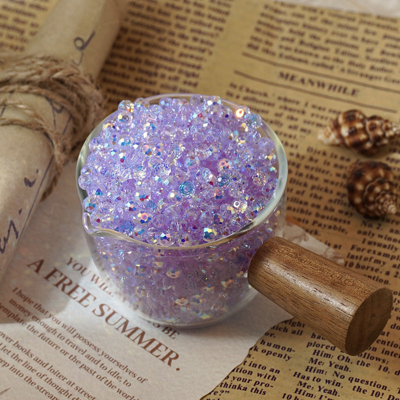 Faceted Crystal-Style Rondelle Beads