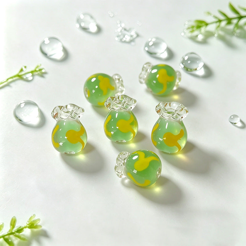 Fish Basket Lampwork Beads