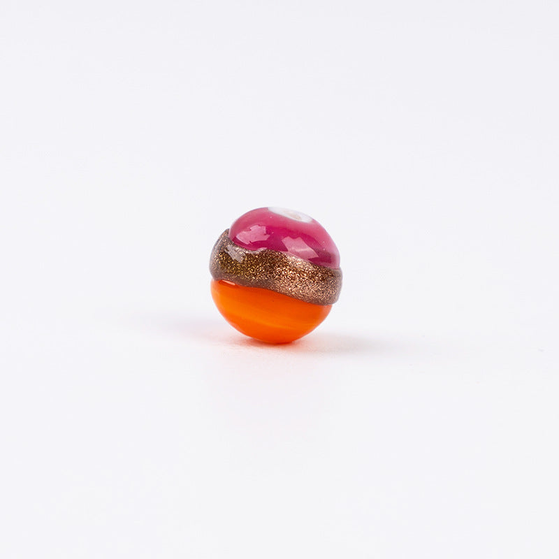 Gold Wire Lampwork Beads