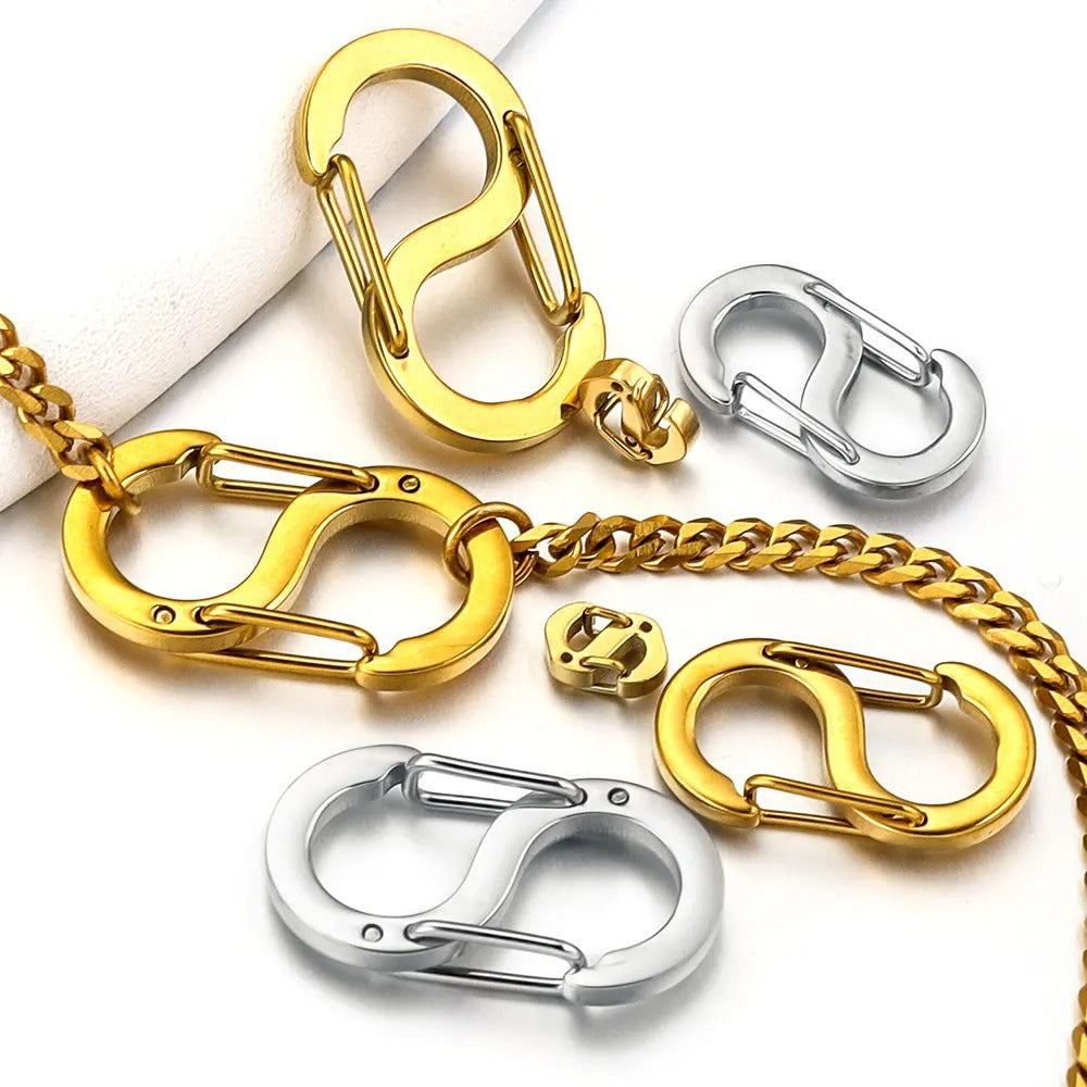 Stainless Steel Figure-8 & S-Shaped Clasps