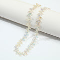 Colorful Iridescent Glass Leaf Beads – Shimmering Leaf-Shaped Beads for DIY Bracelets, Necklaces & Jewelry Making