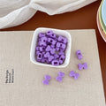Solid Color Acrylic Bow Beads – Cute Four-Way Bow-Shaped Beads for DIY Phone Charms, Keychains & Jewelry Making