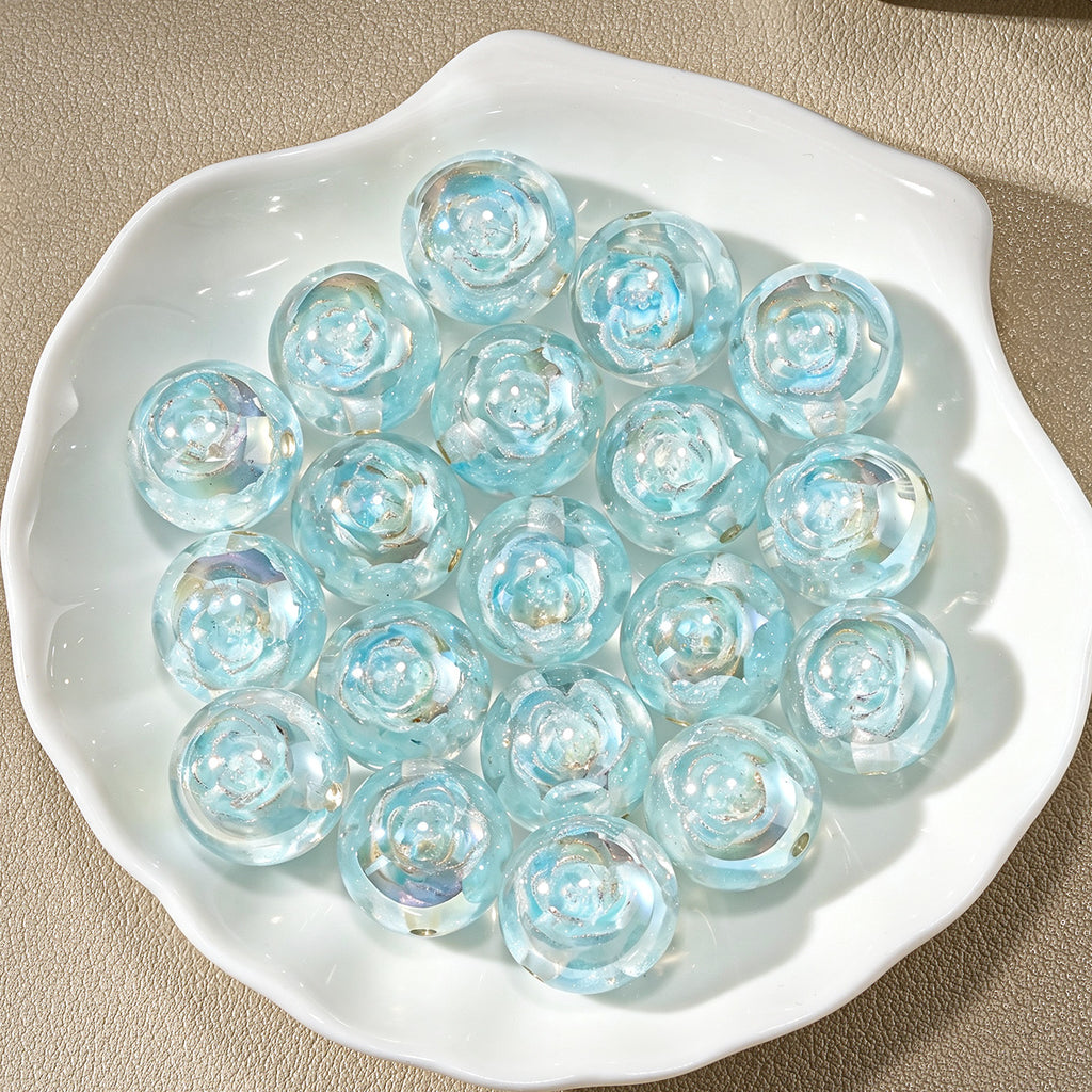 Lotus Twilight Round Beads