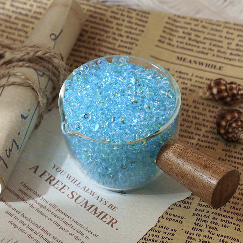 Faceted Crystal-Style Rondelle Beads