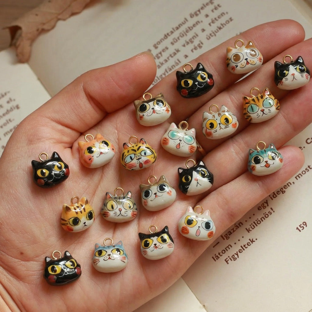 Cartoon Cat Charms