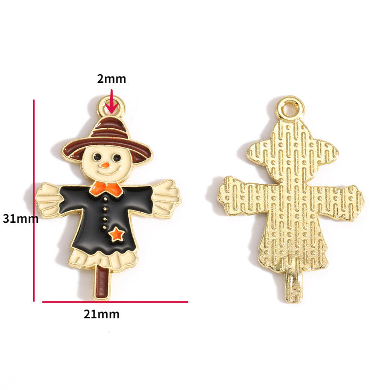 Thanksgiving Turkey Alloy Charms – Colorful Fall Holiday Enamel-Style Pendants for DIY Bracelets, Keychains & Jewelry Making