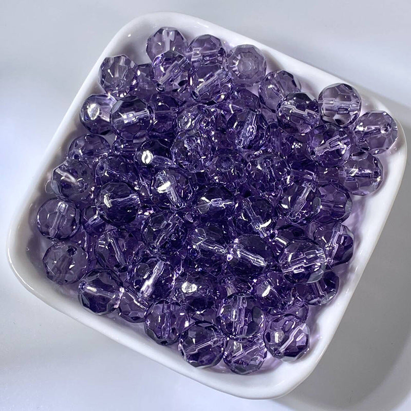 Irregular Crystal-Style Glazed Glass Beads
