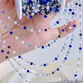 Sapphire Fringe Chain – 18 Meters