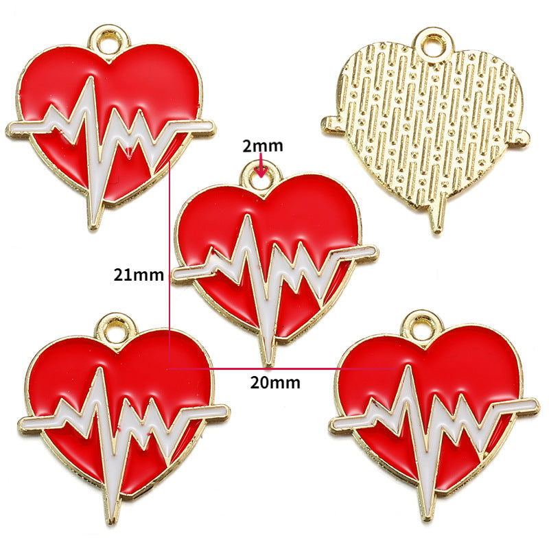 Nurse Hat & Medical Tool Alloy Charms – Colorful Healthcare-Themed Pendants for DIY Bracelets, Keychains & Jewelry Making