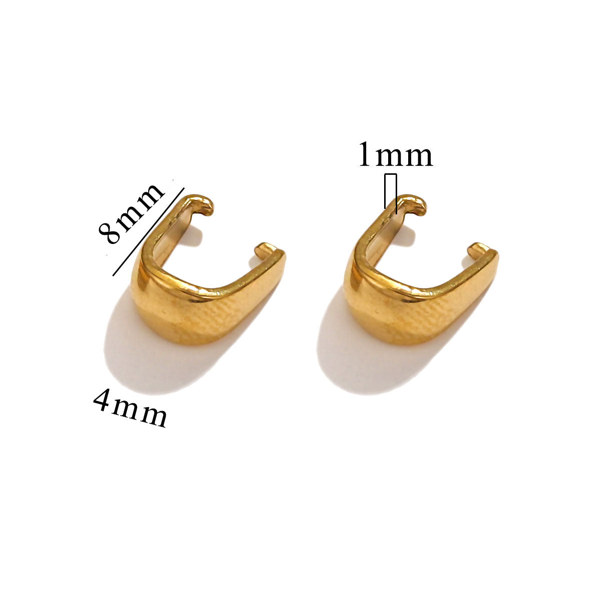 Thickened Stainless Steel Smooth Pinch Bails