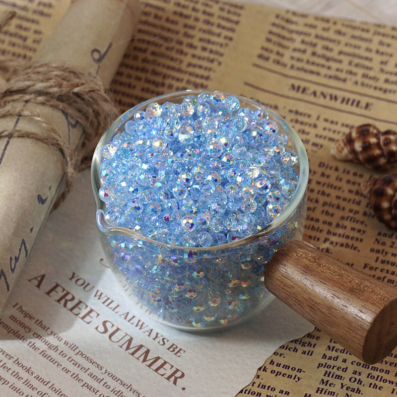 Faceted Crystal-Style Rondelle Beads