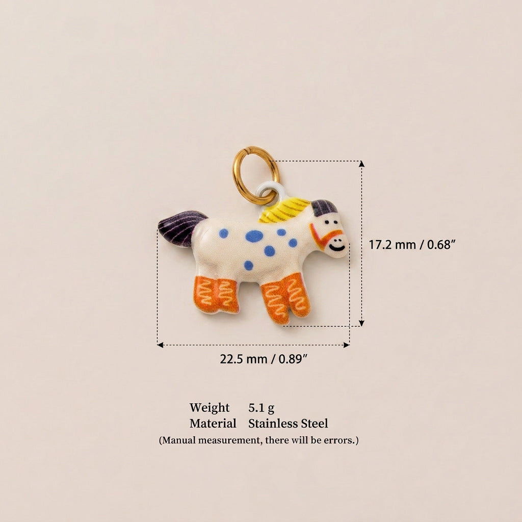 Printed Animal Charms