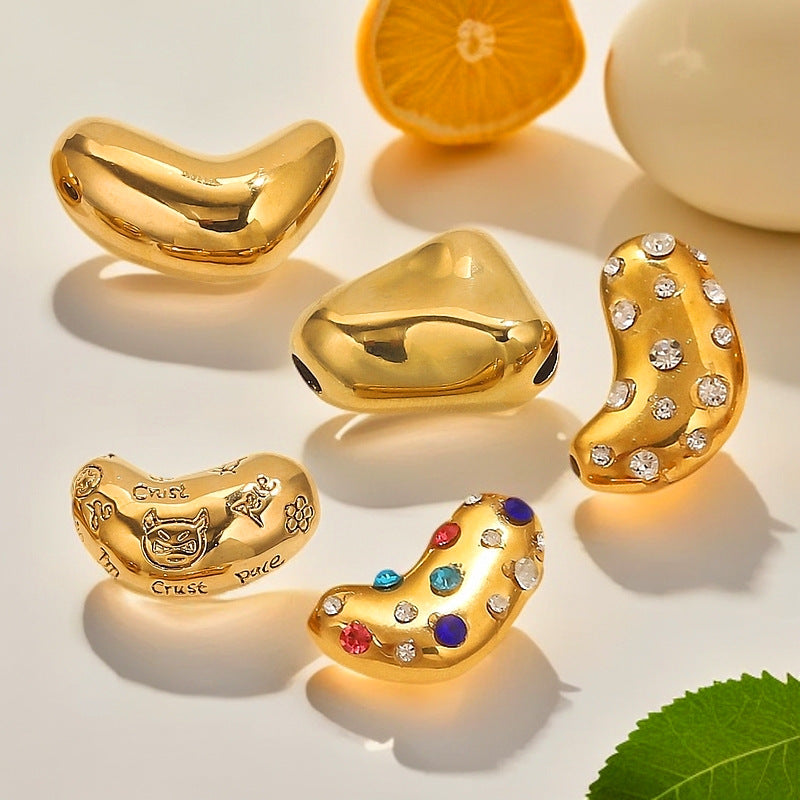 Mini Gold Bean Charms