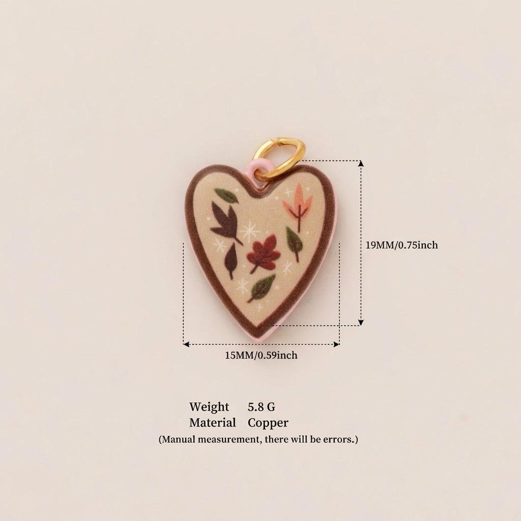 Butterfly, Moon & Heart Charms
