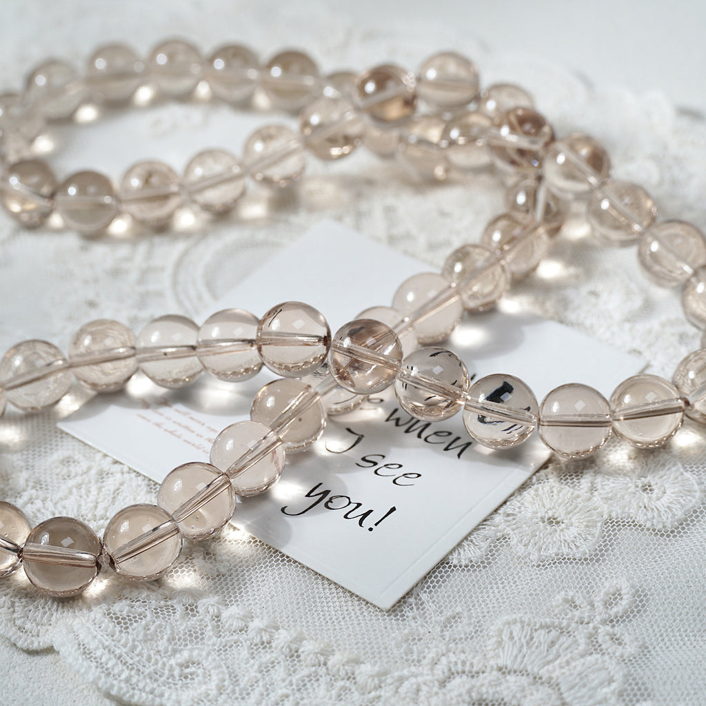 Crystal Glass Round Beads