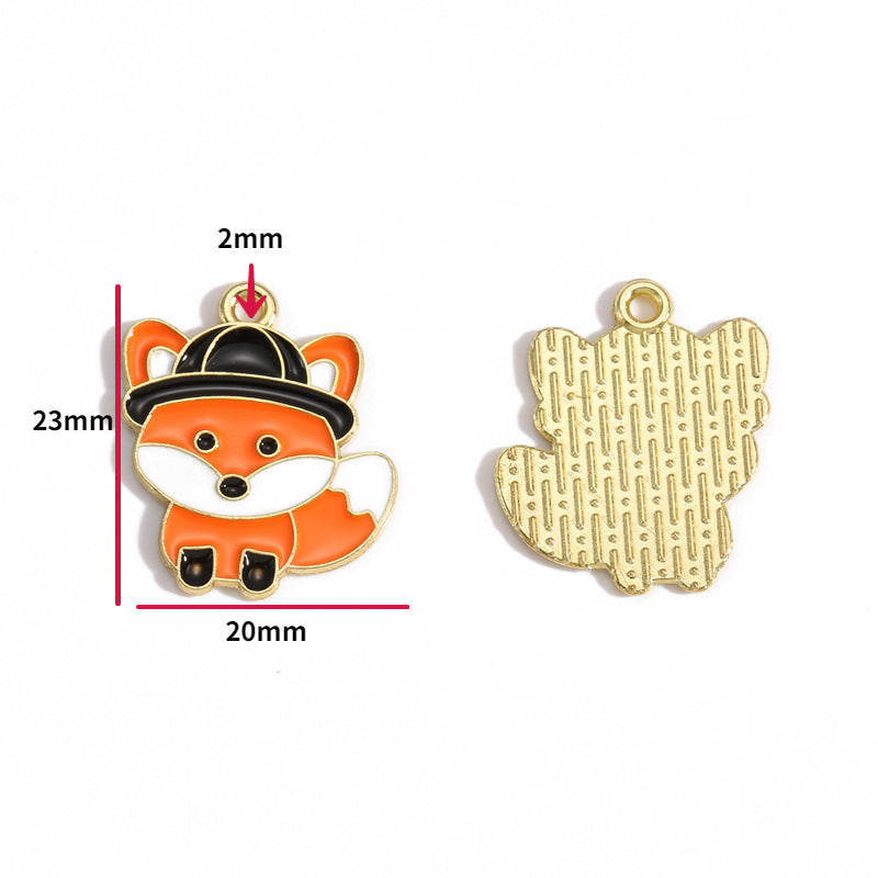 Thanksgiving Turkey Alloy Charms – Colorful Fall Holiday Enamel-Style Pendants for DIY Bracelets, Keychains & Jewelry Making