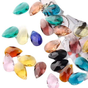 K9 Crystal Glass Teardrop Pendants