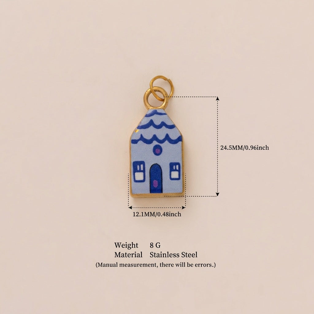 Floral House Charms