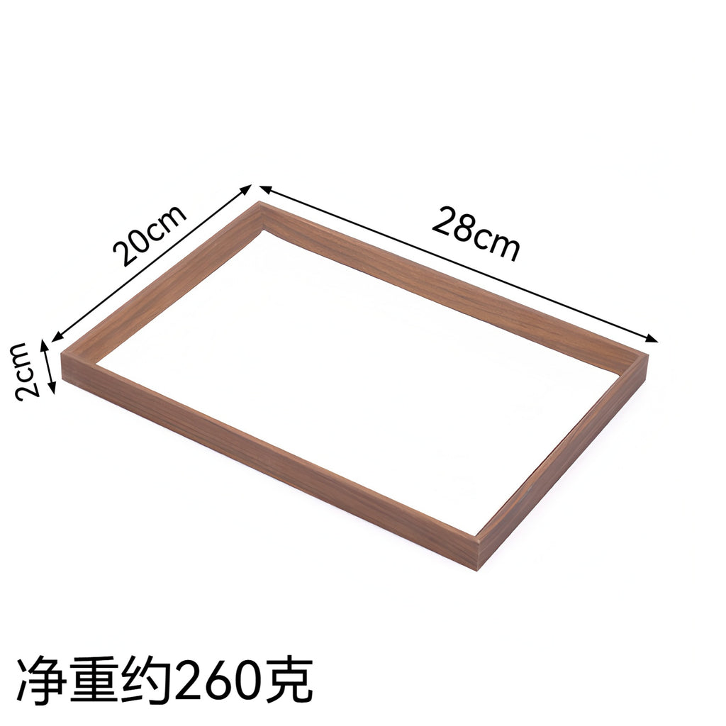 Black Walnut-Pattern Wooden Display Tray