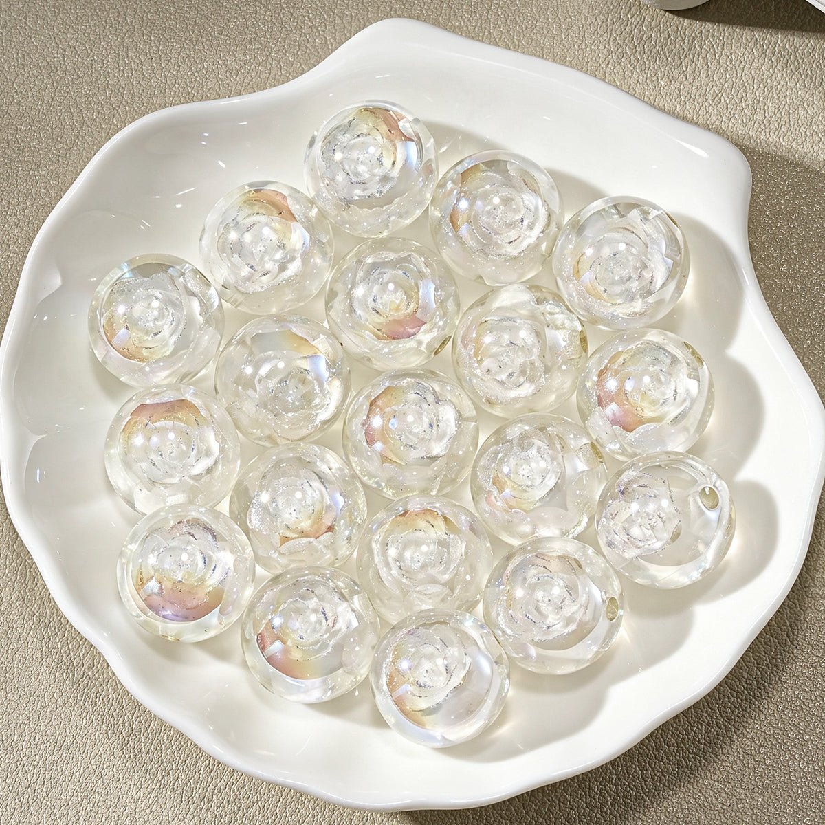 Lotus Twilight Round Beads