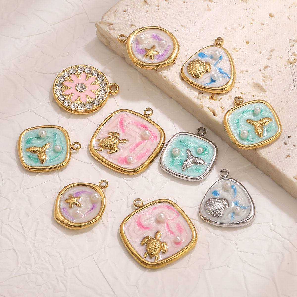 Ocean Enamel Charms