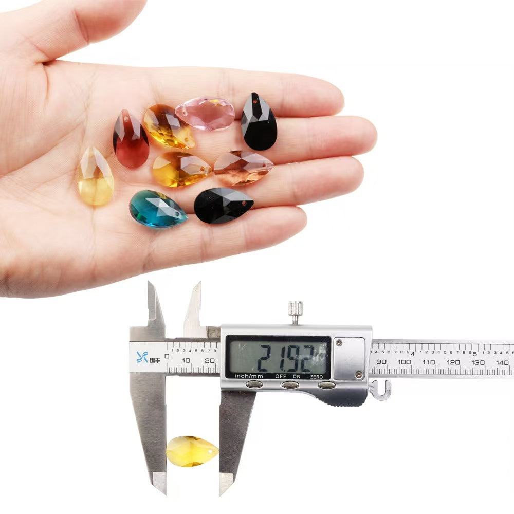 K9 Crystal Glass Teardrop Pendants
