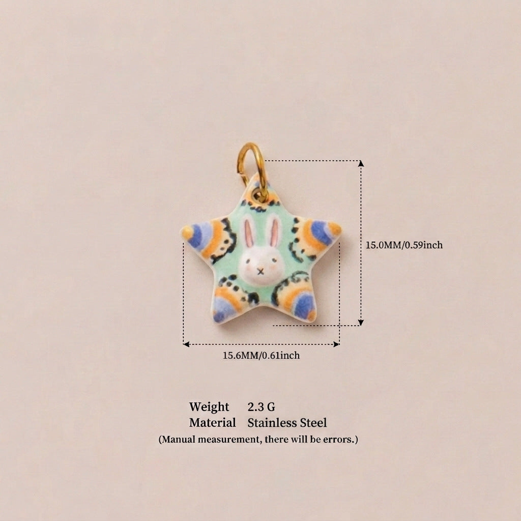 Printed Animal Charms