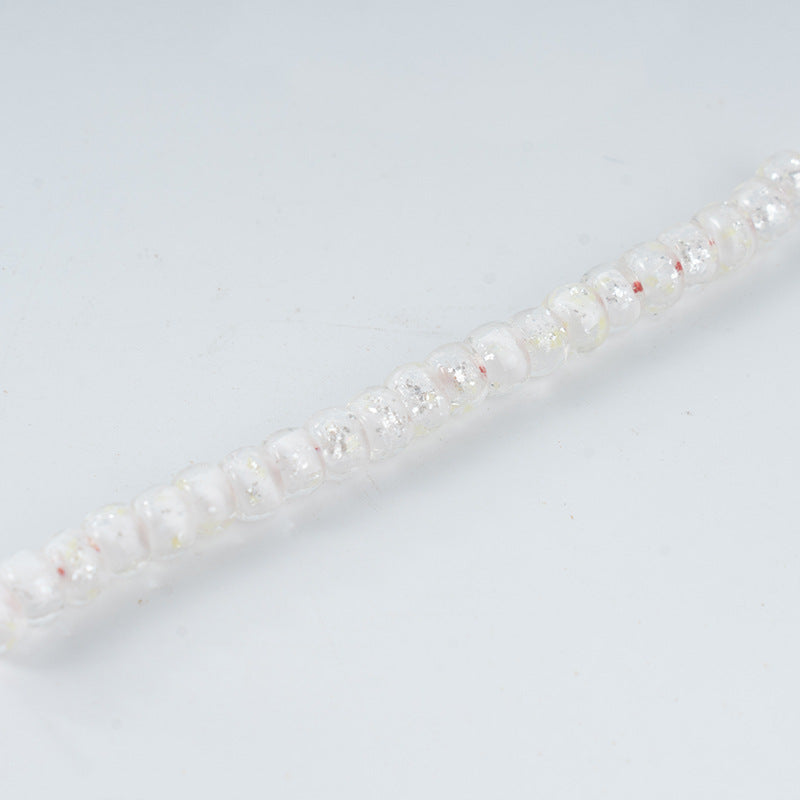 Colorful Powder-Glazed Flat Disc Spacer Beads