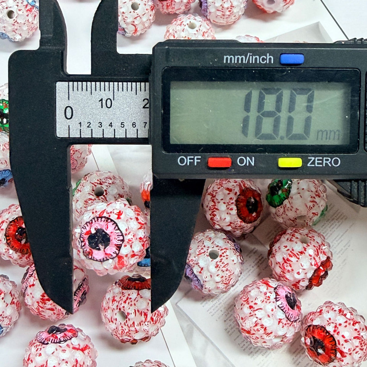 Halloween Horror Monster and Bloody Eyeball Beads