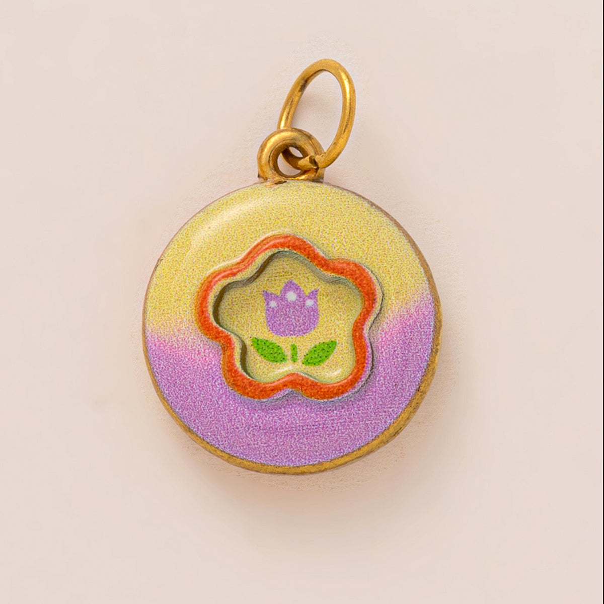 Bird & Flower Pendant Charms