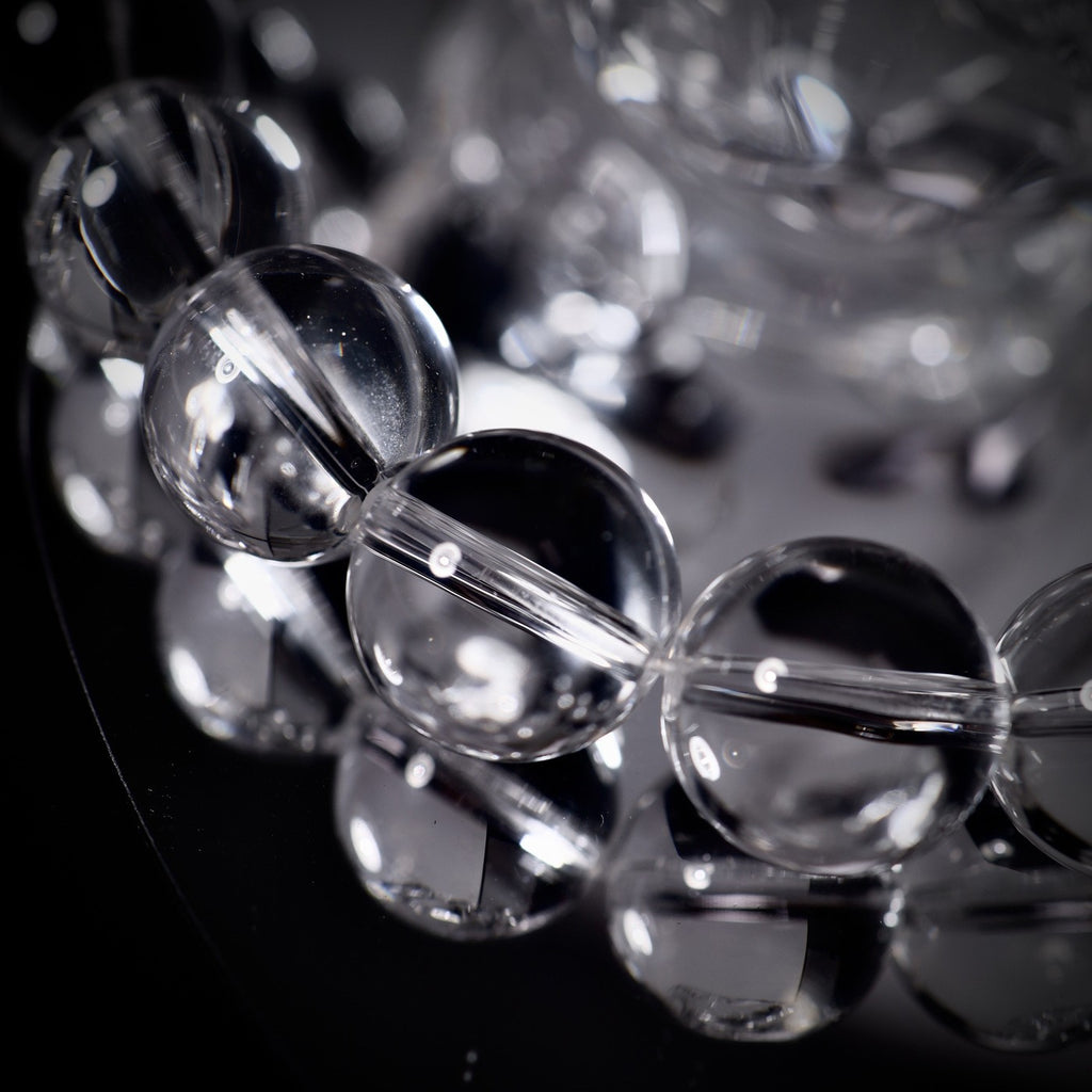 Glass Crystal-Style Round Beads