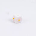 Colorful Square Flower Lampwork Beads
