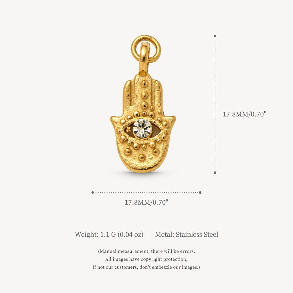 Elephant, Lotus & Heart Charms