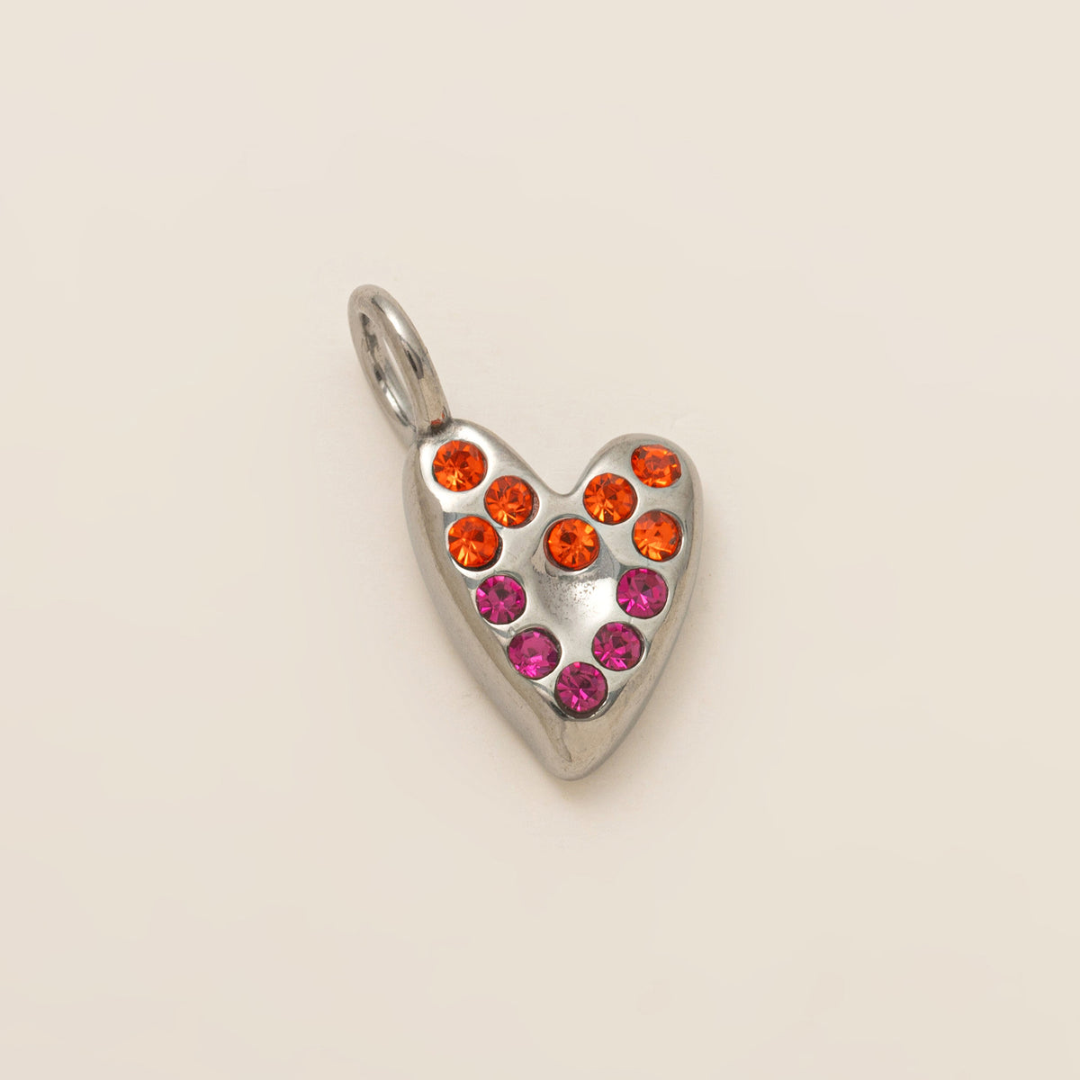 Elephant, Lotus & Heart Charms