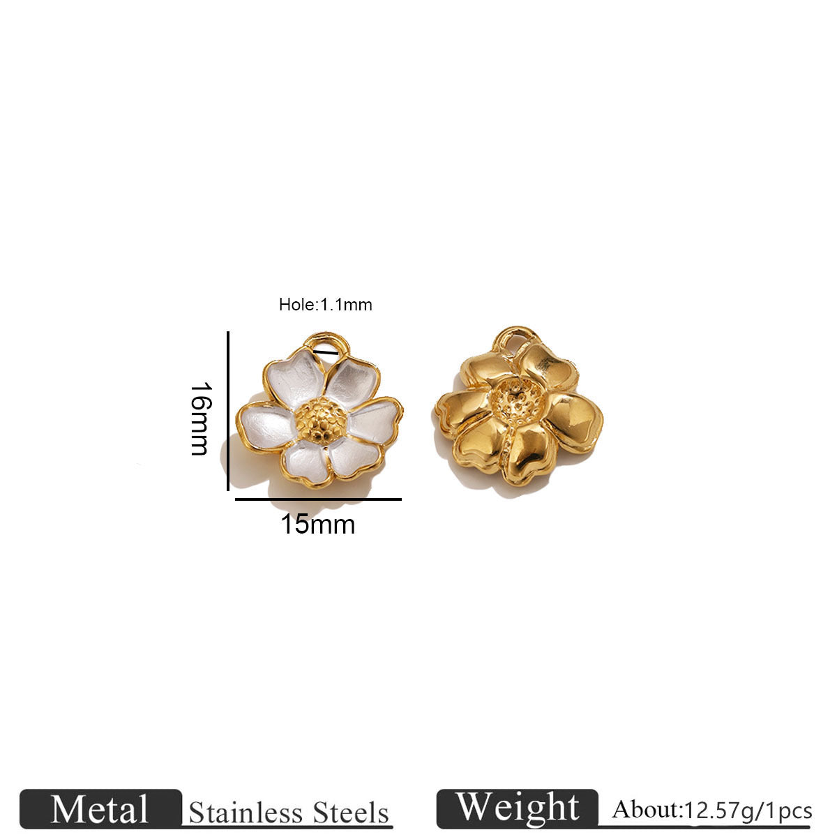 Flower & Butterfly Pendant Charms