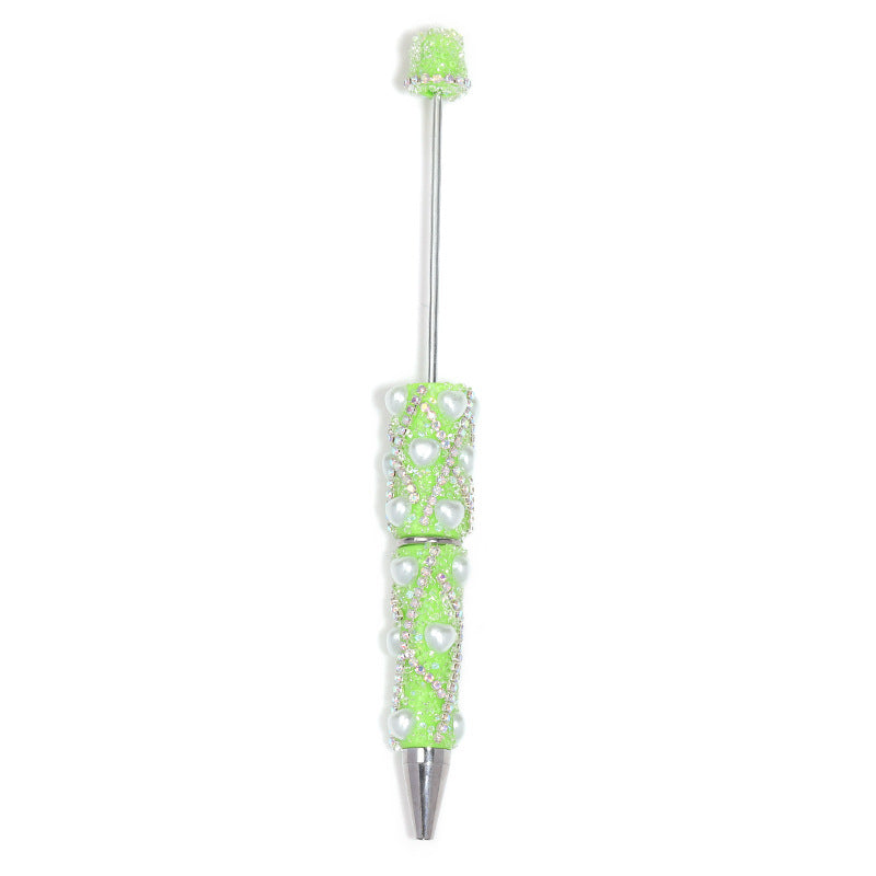 Pearl Rhinestone Ballpoint Pens – Sparkling Diamond-Style Decorative Pens with Pearl Accents for DIY Gifts & Cute Stationery