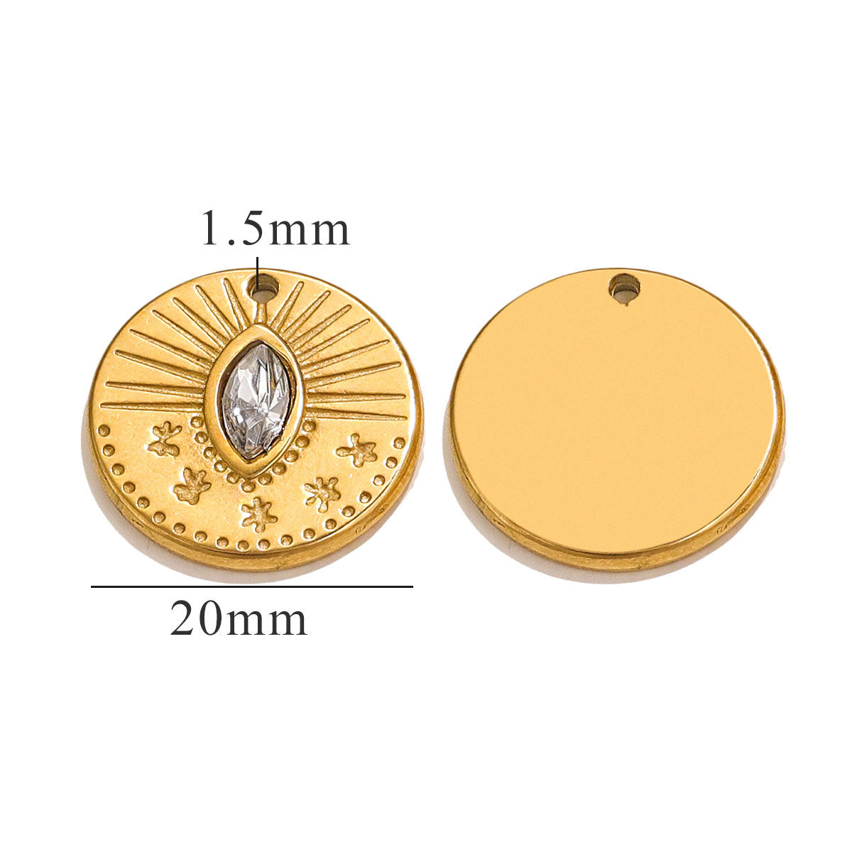 Star Sun Pendant Charms
