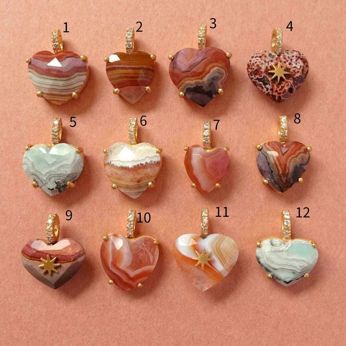 Gemstone-Style Charms