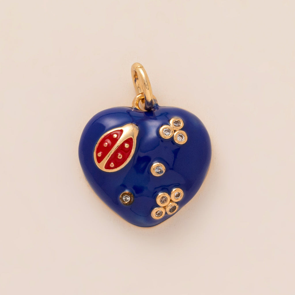 Butterfly, Moon & Heart Charms